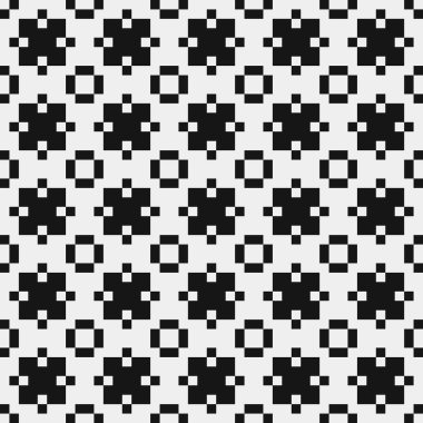 Soyut tekrarlanan çapraz desenli logo, üretken hesaplama sanatı çizimi   