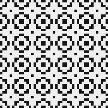 Soyut tekrarlanan çapraz desenli logo, üretken hesaplama sanatı çizimi   