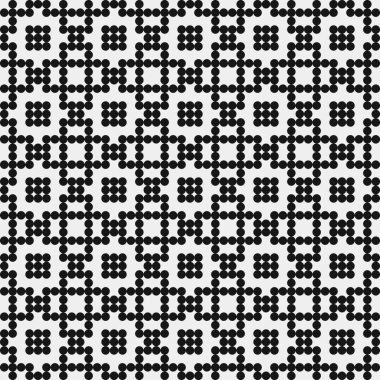 Soyut Çapraz Noktalar Şablonu, arka plan. Vektör illüstrasyonu  