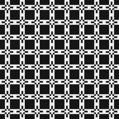 Soyut tekrarlanan çapraz desenli logo, üretken hesaplama sanatı çizimi   