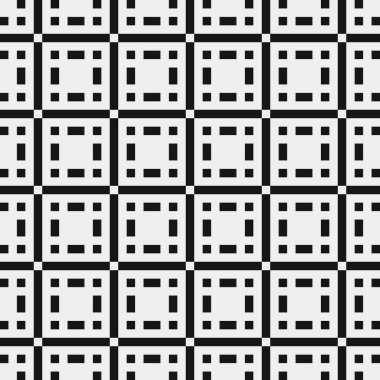 Soyut tekrarlanan çapraz desenli logo, üretken hesaplama sanatı çizimi   