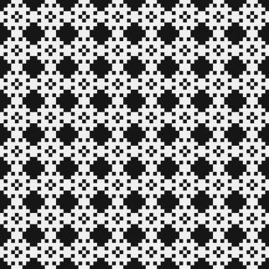 Soyut tekrarlanan çapraz desenli logo, üretken hesaplama sanatı çizimi   