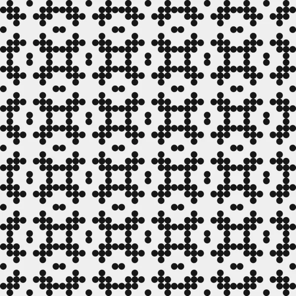 Illustration Vectorielle Abstraite Motif Ornemental Noir Blanc — Image vectorielle