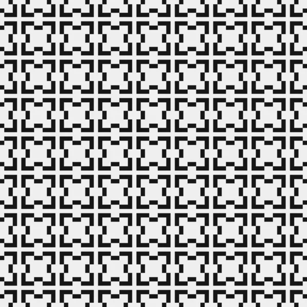 Vektor Nahtloses Muster Mit Schwarz Weißen Geometrischen Formen — Stockvektor
