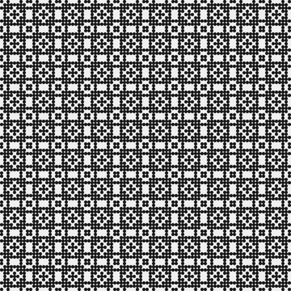 Abstracte Gekruiste Patroon Generatieve Computationele Kunst Illustratie — Stockvector