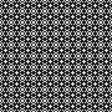 Soyut Çapraz Desenli Noktalar Logosu, üretken hesaplama sanatı çizimi   