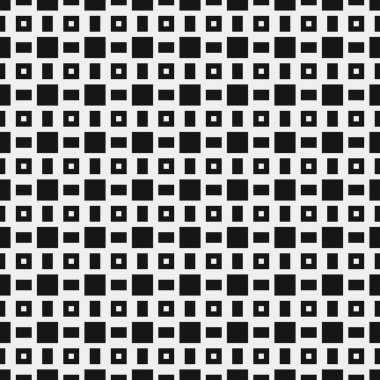 Vektör kusursuz desen. Tek renkli çarşaflı modern stil dokusu. Tekrar eden geometrik fayanslar. Basit grafik tasarımı.