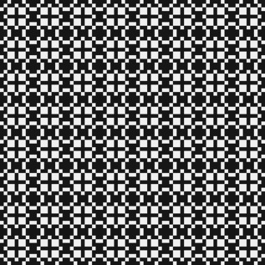 Soyut tekrarlanan çapraz desenli logo, üretken hesaplama sanatı çizimi   