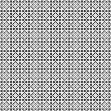 Soyut siyah ve beyaz süs desenli vektör çizimi