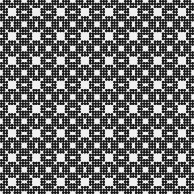 Soyut Çapraz Noktalar Şablonu, arka plan. Vektör illüstrasyonu  