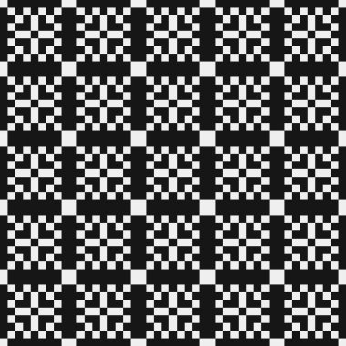 Soyut Çapraz Desenli Noktalar Logosu, üretken hesaplama sanatı çizimi   