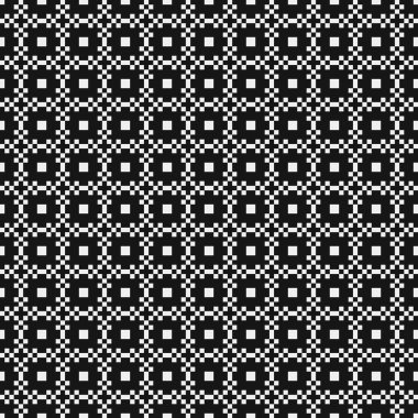 Soyut tekrarlanan çapraz desenli logo, üretken hesaplama sanatı çizimi   