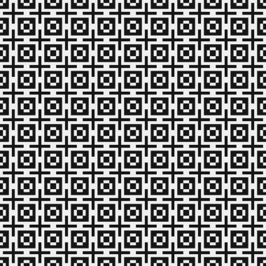 Soyut çapraz desen. Üretici noktalar logosu. Hesaplama sanatı illüstrasyonu 