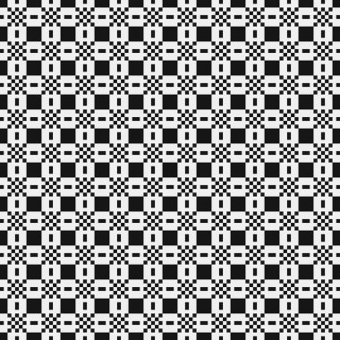 Soyut Çapraz Desenli Noktalar Logosu, üretken hesaplama sanatı çizimi   