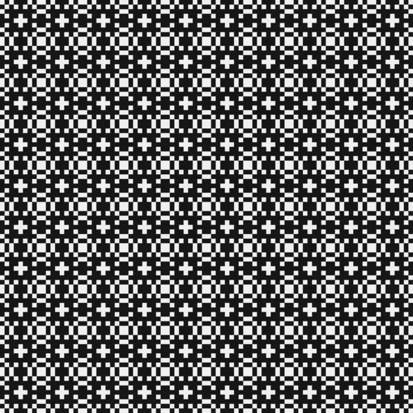 Abstract Cross Pattern Dots Logo Ilustração Arte Computacional Generativa — Vetor de Stock