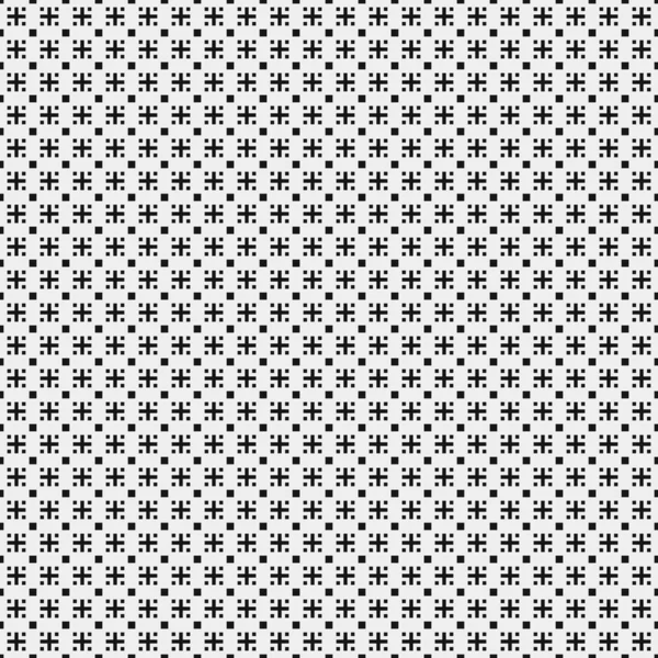 Motif Géométrique Abstrait Croisé Noir Blanc Illustration Vectorielle — Image vectorielle