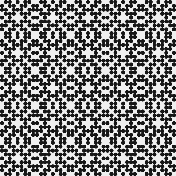 Ilustración Abstracta Del Vector Patrón Ornamental Blanco Negro — Archivo Imágenes Vectoriales