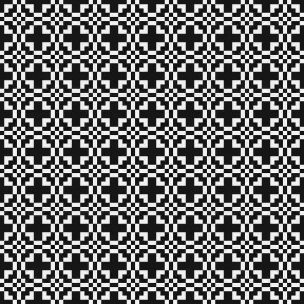 Astratto Croce Pattern Dots Logo Arte Computazionale Generativa Illustrazione — Vettoriale Stock