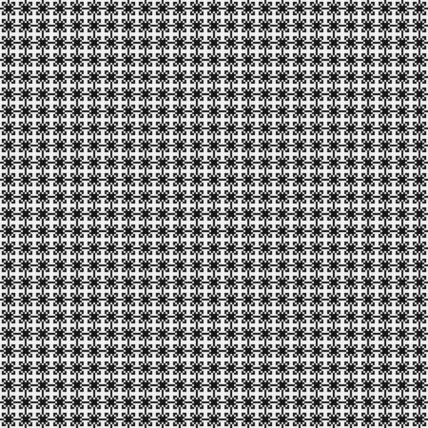 Μαύρο Και Άσπρο Χωρίς Ραφή Μοτίβο Γεωμετρικό Στολίδι — Διανυσματικό Αρχείο