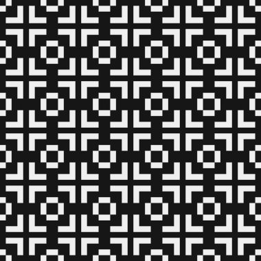 Soyut tekrarlanan çapraz desenli logo, üretken hesaplama sanatı çizimi   