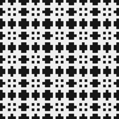 Soyut tekrarlanan çapraz desenli logo, üretken hesaplama sanatı çizimi   