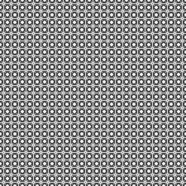 Abstrait Géométrique Noir Blanc Sans Couture Formes Fond Illustration Vectorielle — Image vectorielle