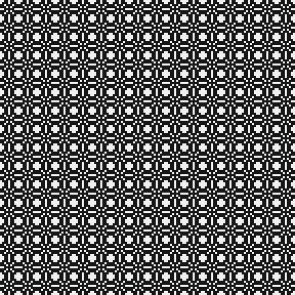 Abstrait Cross Pattern Dots Logo Illustration Générative Art Numérique — Image vectorielle