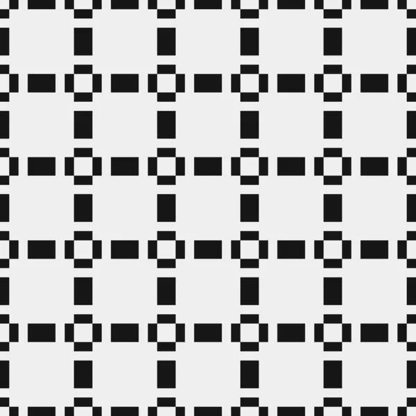 Saumaton Geometrinen Kuvio Abstrakti Mustavalkoinen Tausta Vektorikuvaus — vektorikuva