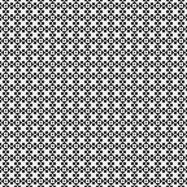 Soyut Çapraz Desenli Noktalar Logosu, üretken hesaplama sanatı çizimi   