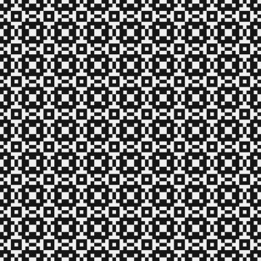 soyut geometrik siyah beyaz desen, vektör illüstrasyonu 