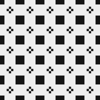 soyut geometrik siyah beyaz desen, vektör illüstrasyonu 