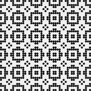 Soyut Çapraz Noktalar Şablonu, arka plan. Vektör illüstrasyonu   