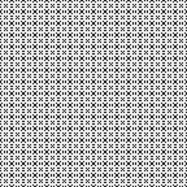 Soyut Çapraz Desenli Noktalar Logosu, üretken hesaplama sanatı çizimi