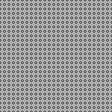 Soyut siyah ve beyaz süs desenli vektör çizimi