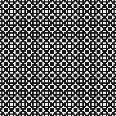 soyut geometrik siyah beyaz desen, vektör illüstrasyonu  