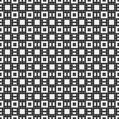 Soyut Çapraz Noktalar Şablonu, arka plan. Vektör illüstrasyonu  