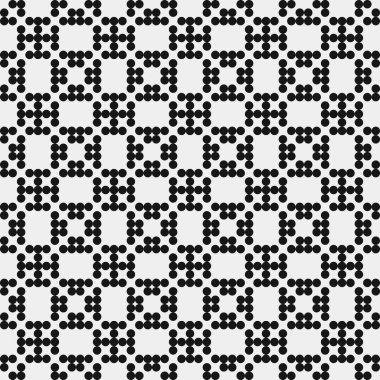 Noktalı soyut desen, üretken hesaplama sanatı çizimi 