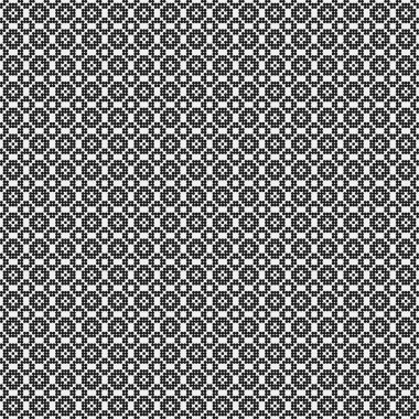 siyah beyaz dikişsiz geometrik şekiller arkaplan, vektör illüstrasyonu 