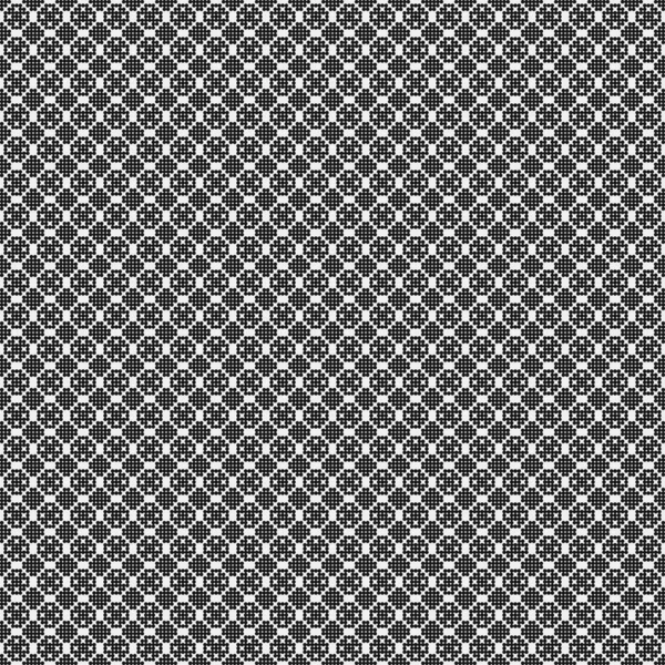 Illustration Vectorielle Abstraite Motif Ornemental Noir Blanc — Image vectorielle