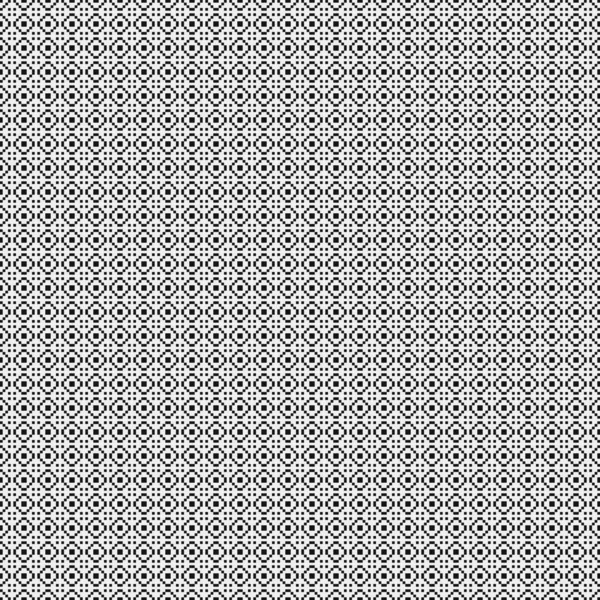 Motif Sans Couture Formes Géométriques Noir Blanc — Image vectorielle