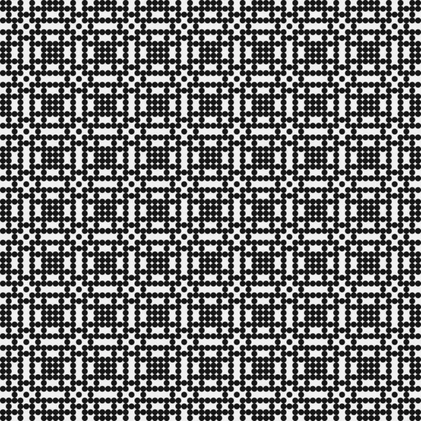 Abstract Geometrische Zwart Wit Naadloze Vormen Achtergrond Vector Illustratie — Stockvector