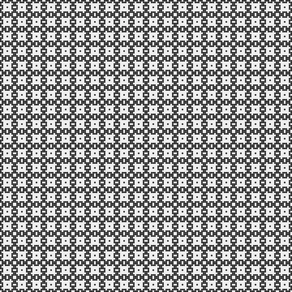 Ilustración Abstracta Del Vector Patrón Ornamental Blanco Negro — Vector de stock