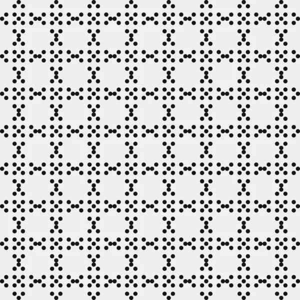 Astratto Croce Pattern Dots Logo Arte Computazionale Generativa Illustrazione — Vettoriale Stock