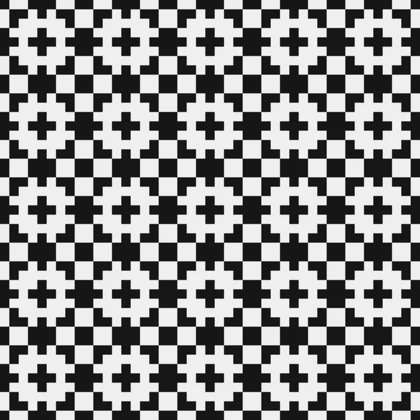 Abstrakt Cross Pattern Dots Logo Generativ Beräkningskonst Illustration — Stock vektor