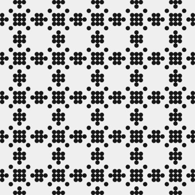 Soyut Çapraz Noktalar Şablonu, arka plan. Vektör illüstrasyonu   