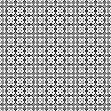 Soyut çapraz desen. Üretici noktalar logosu. Hesaplama sanatı illüstrasyonu 