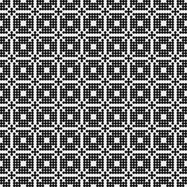 Soyut Çapraz Noktalar Şablonu, arka plan. Vektör illüstrasyonu  