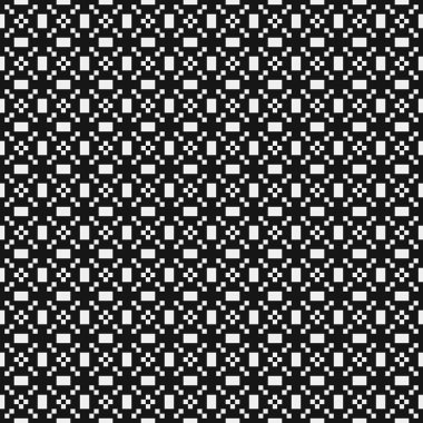 Soyut tekrarlanan çapraz desenli logo, üretken hesaplama sanatı çizimi   