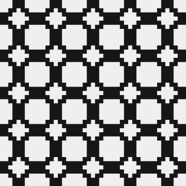 Soyut tekrarlanan çapraz desenli logo, üretken hesaplama sanatı çizimi   