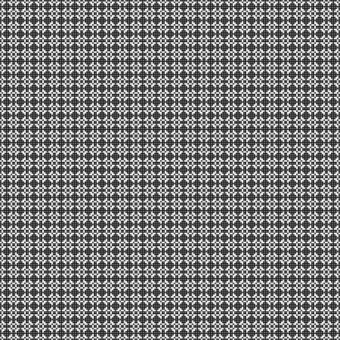 Soyut siyah ve beyaz süs desenli vektör çizimi